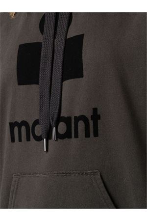 Black organic cotton blend hoodie MARANT ÉTOILE | SW0001FAA1M07E02FK